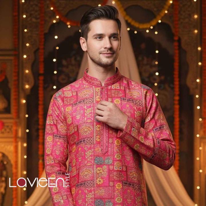 Premium Modal Kurta, soft and breathable fabric, expressive print